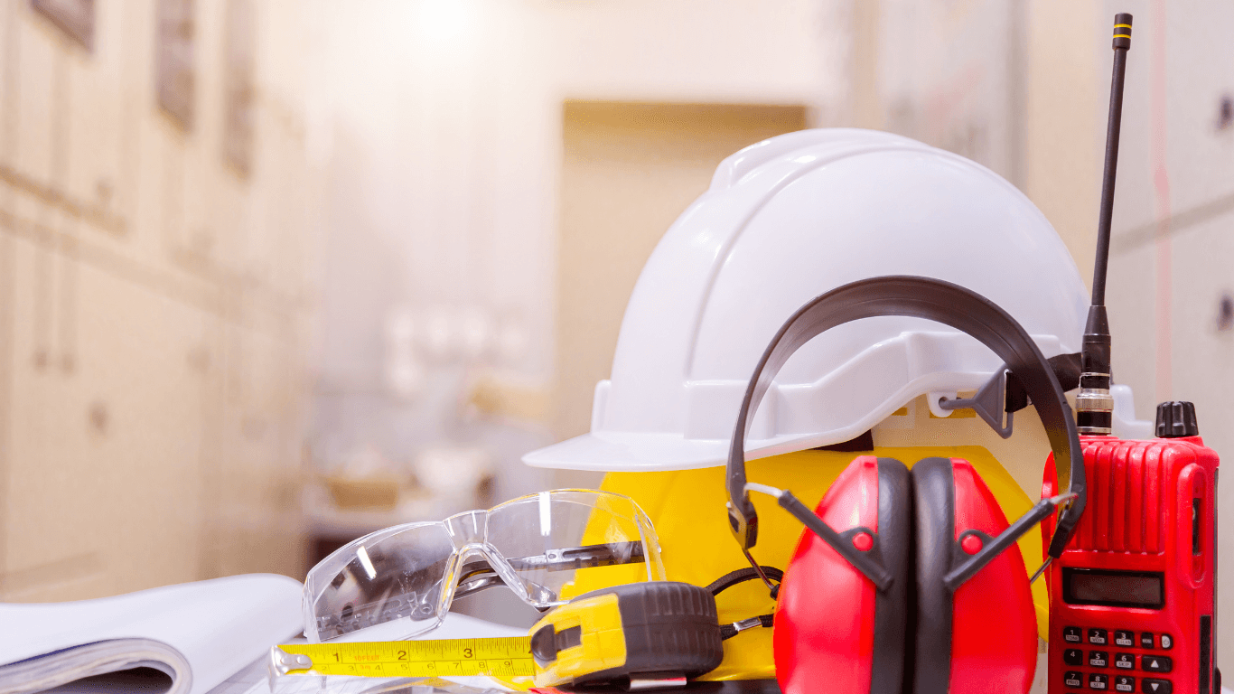 BTP personal protective equipment: helmets, goggles, hearing protection